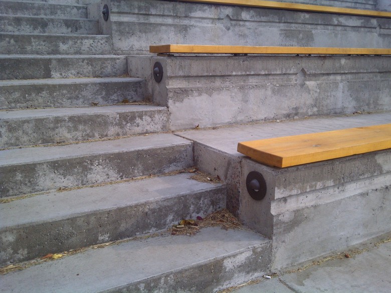 Amphitheater Seating with Light